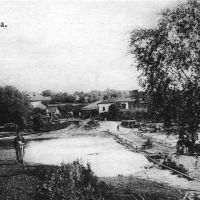 Наплавной мост, 1912 г., Руза