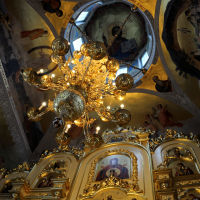 When Lights Are On - Interior of Seraphim Sarovsky Church in Sofrino Factory, Софрино