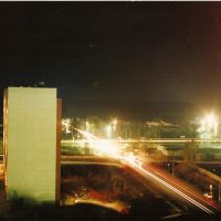 railway crossing at night, Тучково