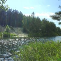 Озеро Солянка летним днём., Фосфоритный