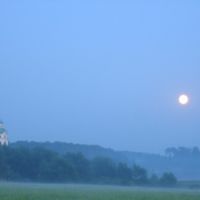 Moon, fog & church, Фрязино
