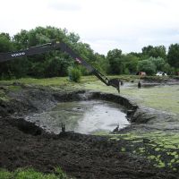 Очистка Звягинского пруда, Черкизово