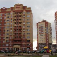 Двор новостроек по ул.Ялагина/Court yard of new buildings on street Jalagina, Электросталь