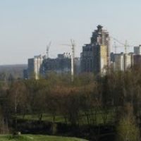 Panorama to new part of Krasnogorsk, Байконур
