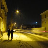Snowstormy in the town, Кандалакша