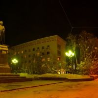 Панорама Мурманска - Памятник В.И. Ленину - Panorama of Murmansk - Monument Lenin, Мурманск