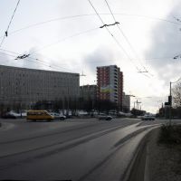 Панорама Мурманска. Проспект Ленина - Panorama of Murmansk. Lenin Avenue, Мурманск