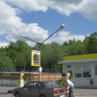 Gas station just before the Murmashi, Мурмаши