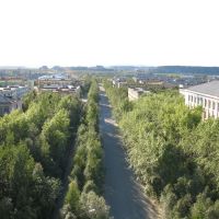 Вид на старый город, Оленегорск