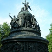 Novgorod- Monumento - Millennio della Russia, Новгород