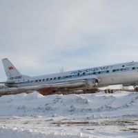 Tupolev-104A near Airport Berdsk, Бердск