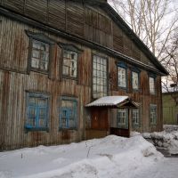 Старый деревянный дом, около детского приюта, г.Бердск, Бердск
