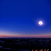 Total Solar Eclipse over Iskitim / Полное затмение над Искитимом (1 августа 2008), Искитим