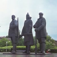 Novosibirsk: Three revolutionaries - 1977, Новосибирск