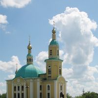 The church in Isilkul (Церковь в центре Исилькуля), Исилькуль