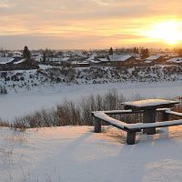 Зимнее утро, Калачинск