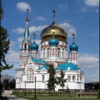 Omsk. Uspenija Presvjatoj Bogoroditsys cathedral., Омск
