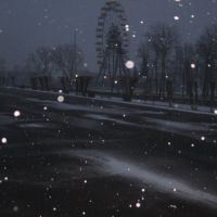 снегопад, Тюкалинск