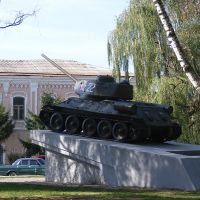 Памятник танк Т-34, Болхов