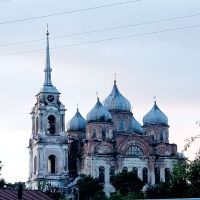 Храм в Болхове до восстановления, Знаменское