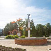Стелла в честь 850-летия города, Мценск