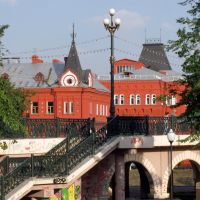 Александровский мост, здание ЦБ, Орел