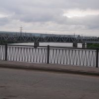 Вид на железнодорожный мост через р. Сура, Пенза