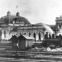 Пенза, которой нет: вокзал Пенза I Сызрано-Вяземской железной дороги. Фотография 1915 года., Пенза