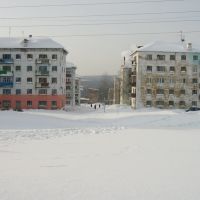 Гремячинск, улица Молодёжная зимой, Гремячинск