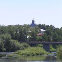 Мост через Обву в селе Карагай, Карагай