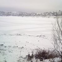 пруд зимой, Лысьва