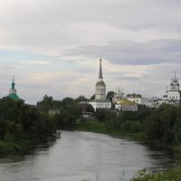 Панорама Соликамска и река Усолка, Соликамск