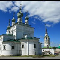 The Holy Trinity Summer Cathedral in Solekamsk built in 1684-1697., Соликамск