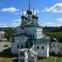 The Holy Trinity Summer Cathedral from the Bell Tower., Соликамск