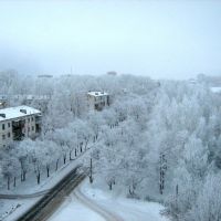 Вид на город зимой, Чайковский