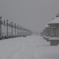 Набережная. Во время снегопада, декабрь 2007, Владивосток