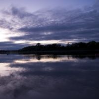 A sunset on Ussuri River, Горные Ключи