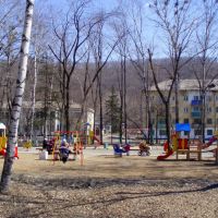 детский городок в парке, Кавалерово