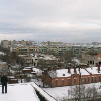 ул. Ленинградская, вид с крыши Дома Быта, Уссурийск