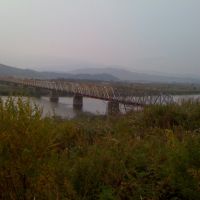 Хасан, мост в северную корею снимок с нашей стороны, Хасан
