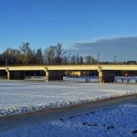 мост через Ловать / the bridge across (the river) Lovat, Великие Луки