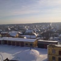 Вид с крыши ЭЧ (30 января 2012 года)., Дно