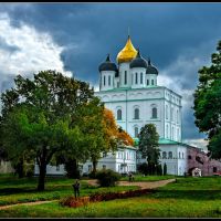 The Trinity Cathedral. Pskov. Russia., Псков