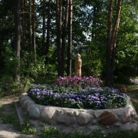 Wooden sculpture, Пушкинские Горы