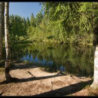 Озерцо у базы. Осень 2011, Пушкинские Горы