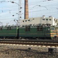 Electric locomotive VL80S-225 near depot of Bataysk, Батайск