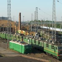 Railways depot on the train station Bataysk, Батайск