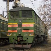 Diesel locomotive 2TE10M-2916, Батайск
