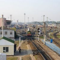 South hump yard of train station Bataysk, Батайск