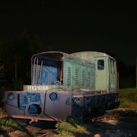 Diesel shunter TGK2-6166 near depot of Bataysk train station, Батайск